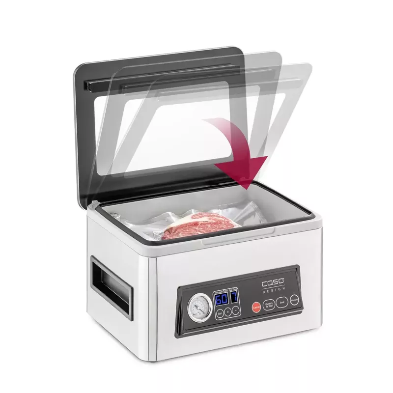 Vaakumpakendaja Caso VacuChef 50 Power 300 W roostevabast terasest mudel 01416 toidu säilitamiseks