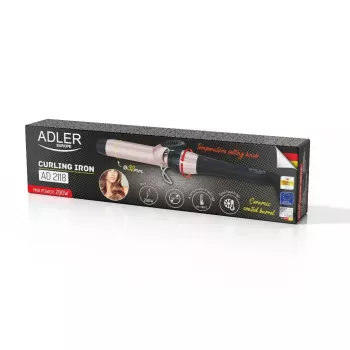 Lokirull Adler AD 2118 — 32 mm keraamiline tünn, PTC keraamiline küttekeha, 140–200°C, 56 W