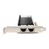 DIGITUS Ethernet Server adapter - 10Gbps Dual Port Pci-e X8. Intel X540 BT2
