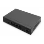 DIGITUS PoE-lüliti 4+1 pordiga Ethernet Haldamata 4 pordiga PoE,
