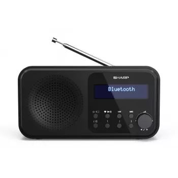 Sharp DR-P420(BK) Tokyo kaasaskantav digitaalraadio, Kaasaskantav, Digitaalne, DAB, DAB+, FM, Automaatne otsing, Automaatne häälestus, 2 W, AAC
