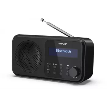 Sharp DR-P420(BK) Tokyo kaasaskantav digitaalraadio, Kaasaskantav, Digitaalne, DAB, DAB+, FM, Automaatne otsing, Automaatne häälestus, 2 W, AAC