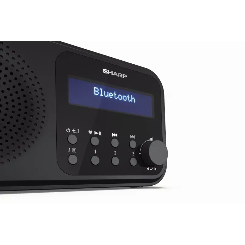 Sharp DR-P420(BK) Tokyo kaasaskantav digitaalraadio, Kaasaskantav, Digitaalne, DAB, DAB+, FM, Automaatne otsing, Automaatne häälestus, 2 W, AAC