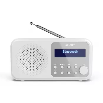 Sharp DR-P420(WH) Tokyo kaasaskantav digitaalraadio, kaasaskantav, digitaalne, DAB, DAB+, FM, automaatne otsing, automaatne häälestus, 2 W, AAC