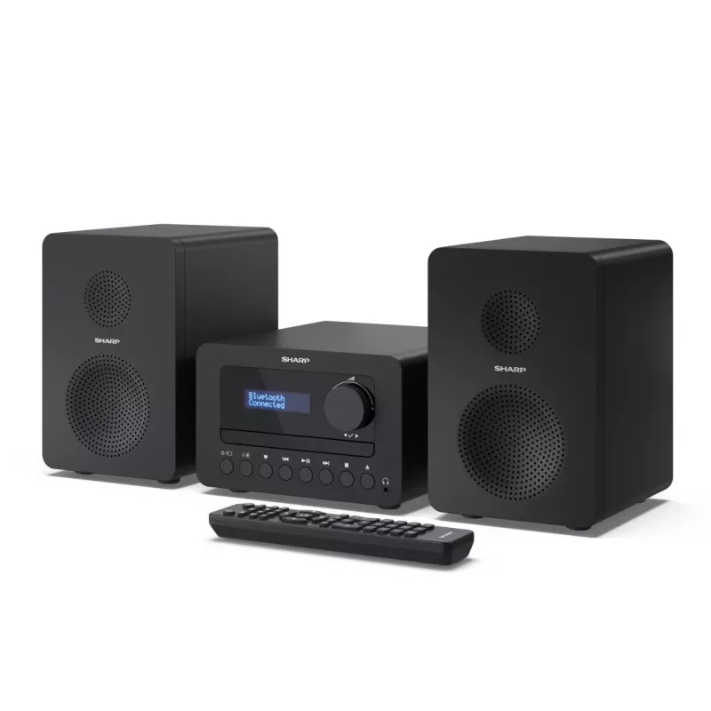 Sharp TOKYO DAB+ HI-FI mikrosüsteem Home audio mikrosüsteem 40 W Must