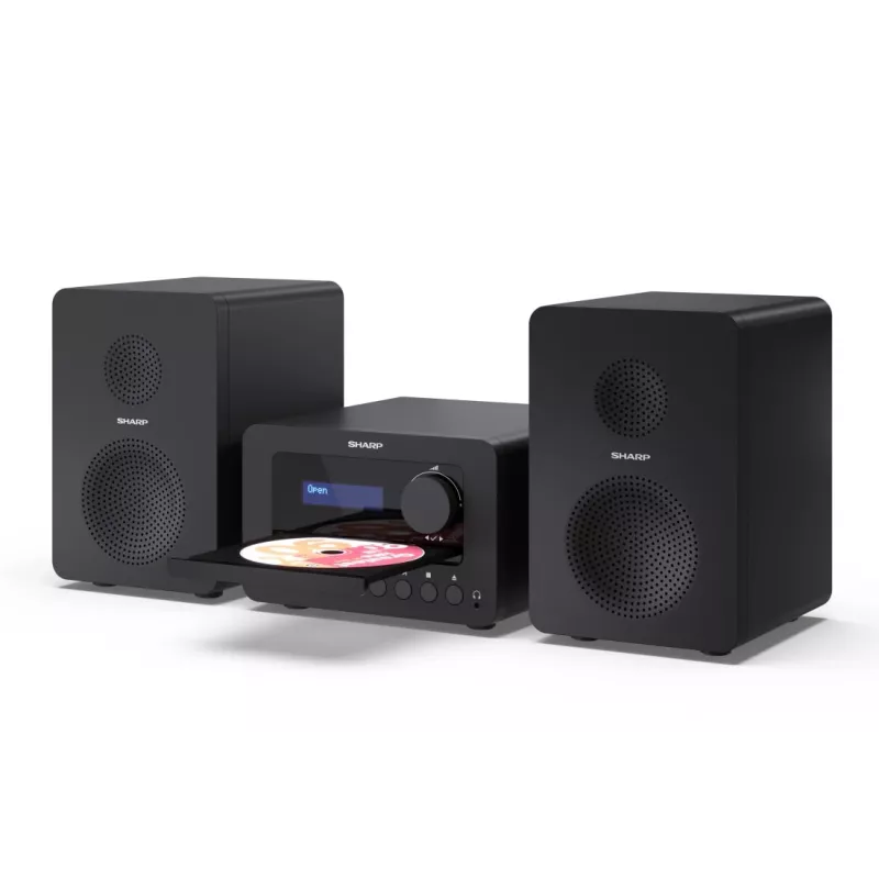 Sharp TOKYO DAB+ HI-FI mikrosüsteem Home audio mikrosüsteem 40 W Must