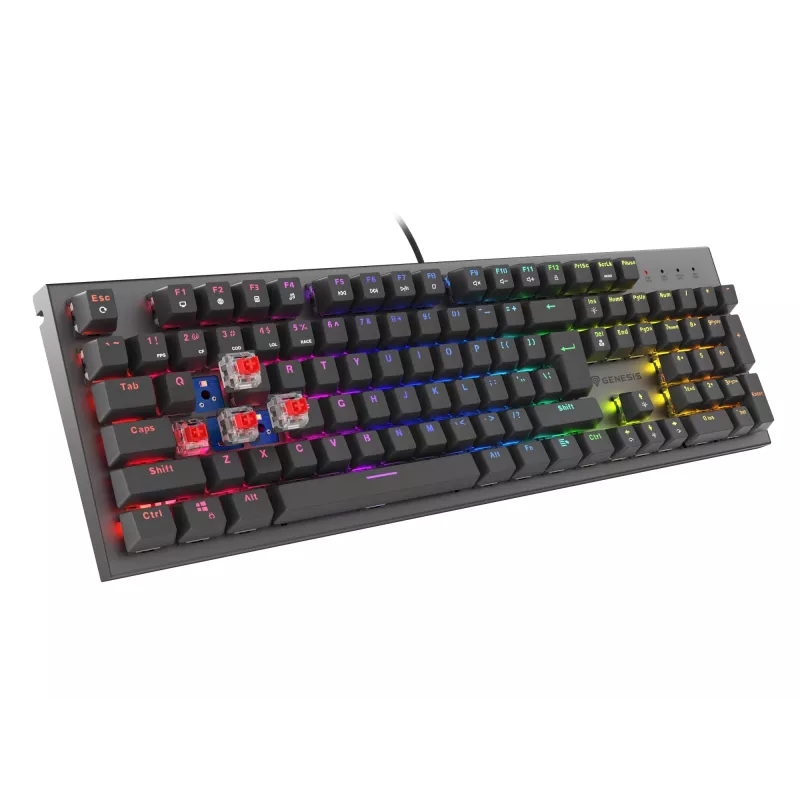 GENESIS Thor 303 klaviatuur Gaming USB QWERTY US International Must
