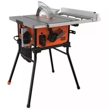 Lauasaag Must & Decker BES720-QS — 1800 W, 25.4 cm saeketas, 8.5 cm lõikesügavus, põrandal seisev, laua pikendusega