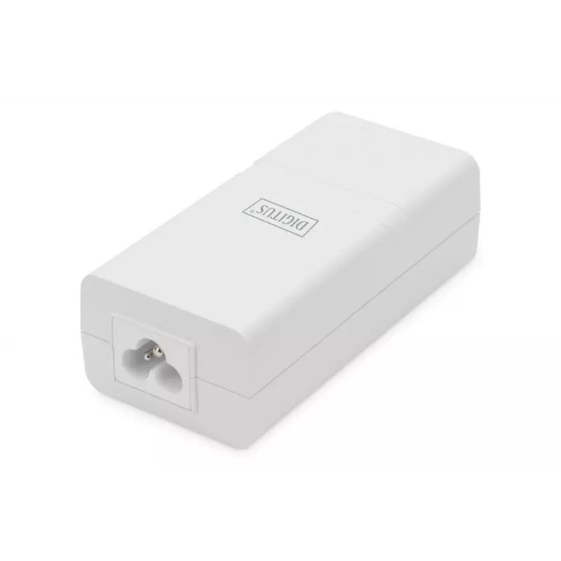 DIGITUS Gigabit Ethernet PoE+ süstija 802.3at, 30 W väike korpus, valge