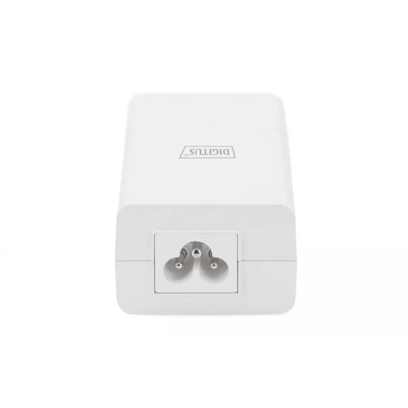 DIGITUS Gigabit Ethernet PoE+ süstija 802.3at, 30 W väike korpus, valge