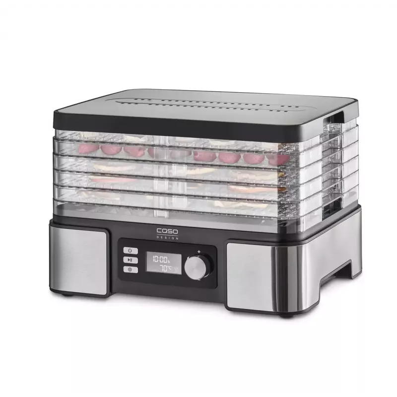 Toidukuivati Caso DH 450 — 5 alust, võimsus 370–450 W