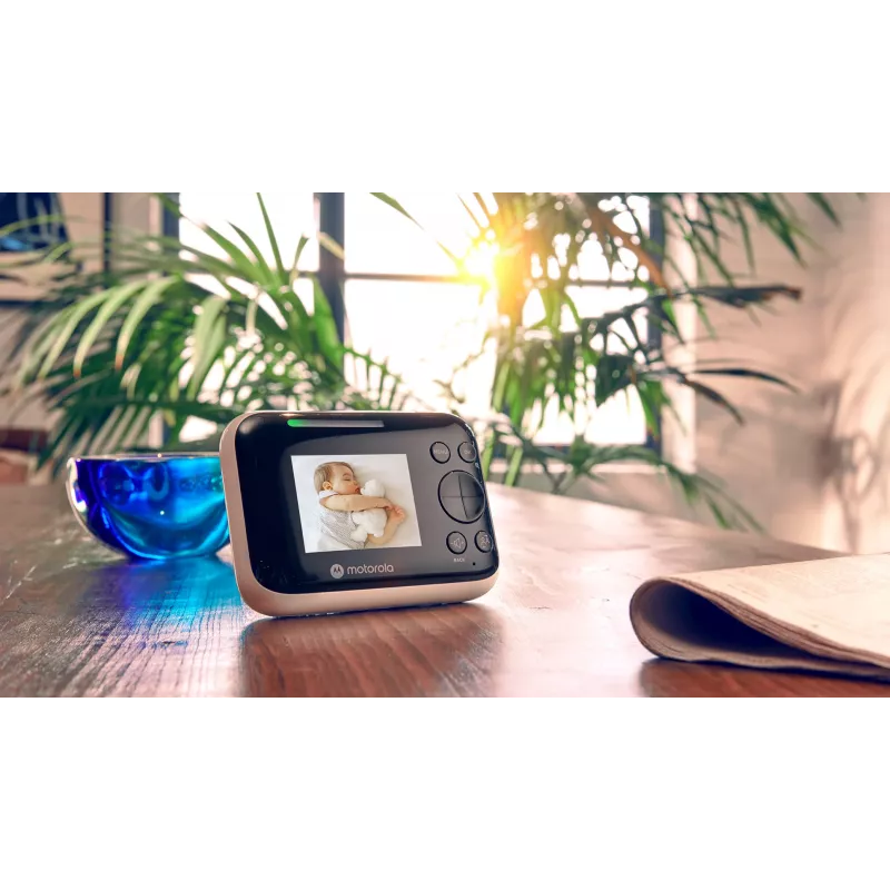 Motorola PIP1200 videobeebimonitor 300 m FHSS must, valge
