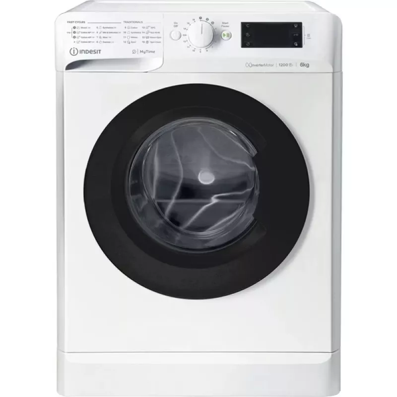 Indesit MTWSE 61294 WK EE pesumasin eesttäidetav 6 kg 1151 p/min Valge