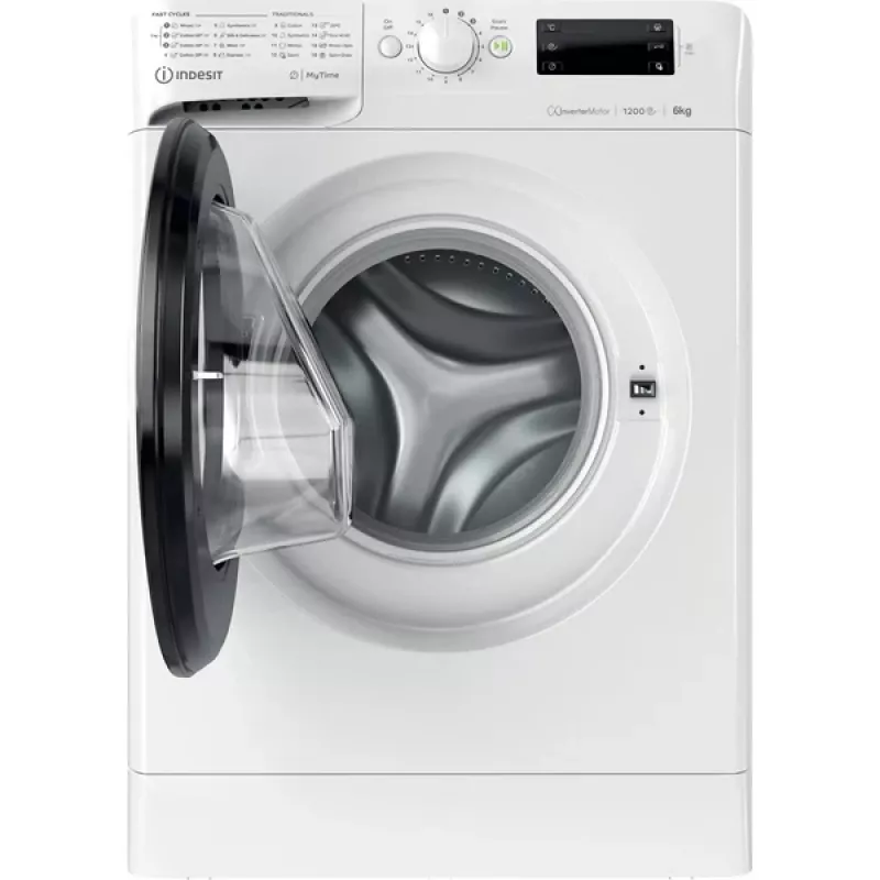 Indesit MTWSE 61294 WK EE pesumasin eesttäidetav 6 kg 1151 p/min Valge