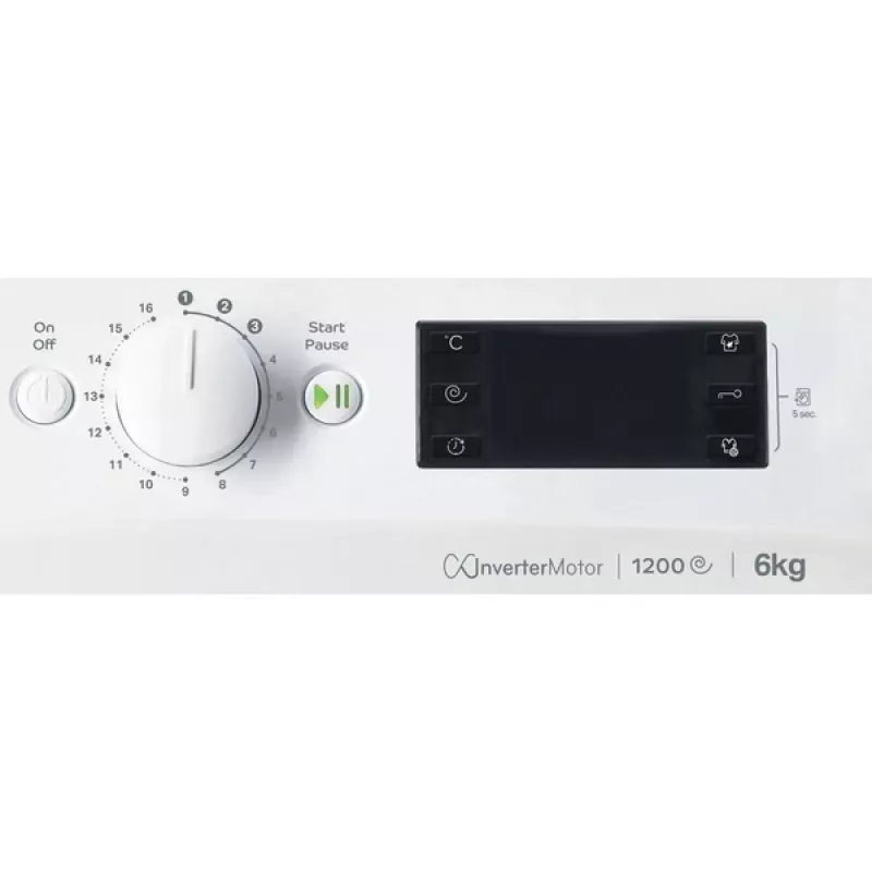 Indesit MTWSE 61294 WK EE pesumasin eesttäidetav 6 kg 1151 p/min Valge