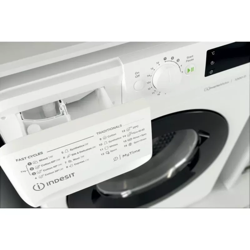 Indesit MTWSE 61294 WK EE pesumasin eesttäidetav 6 kg 1151 p/min Valge