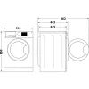 Indesit MTWSE 61294 WK EE pesumasin eesttäidetav 6 kg 1151 p/min Valge