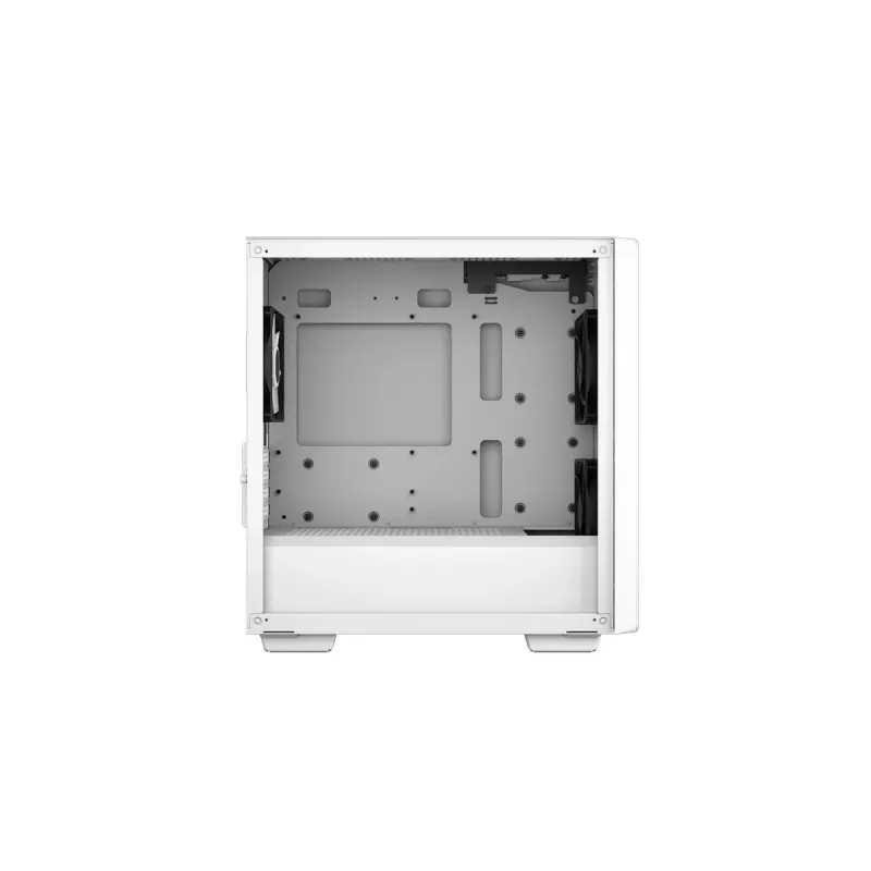 Arvuti korpus DeepCool CC360 WH ARGB Mini Tower Valge — Micro‑ATX/Mini‑ITX, karastatud klaas, 2x 3,5 tolli + 3x 2,5 tolli, 2x eesmine 120 mm ventilaator