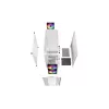 Arvuti korpus DeepCool CC360 WH ARGB Mini Tower Valge — Micro‑ATX/Mini‑ITX, karastatud klaas, 2x 3,5 tolli + 3x 2,5 tolli, 2x eesmine 120 mm ventilaator
