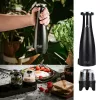 Soola- ja pipraveski komplekt Adler AD 4449B — roostevaba teras/must, 150 ml mahutavus, liitiumaku, 80×80×263 mm
