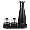 Soola- ja pipraveski komplekt Adler AD 4449B — roostevaba teras/must, 150 ml mahutavus, liitiumaku, 80×80×263 mm