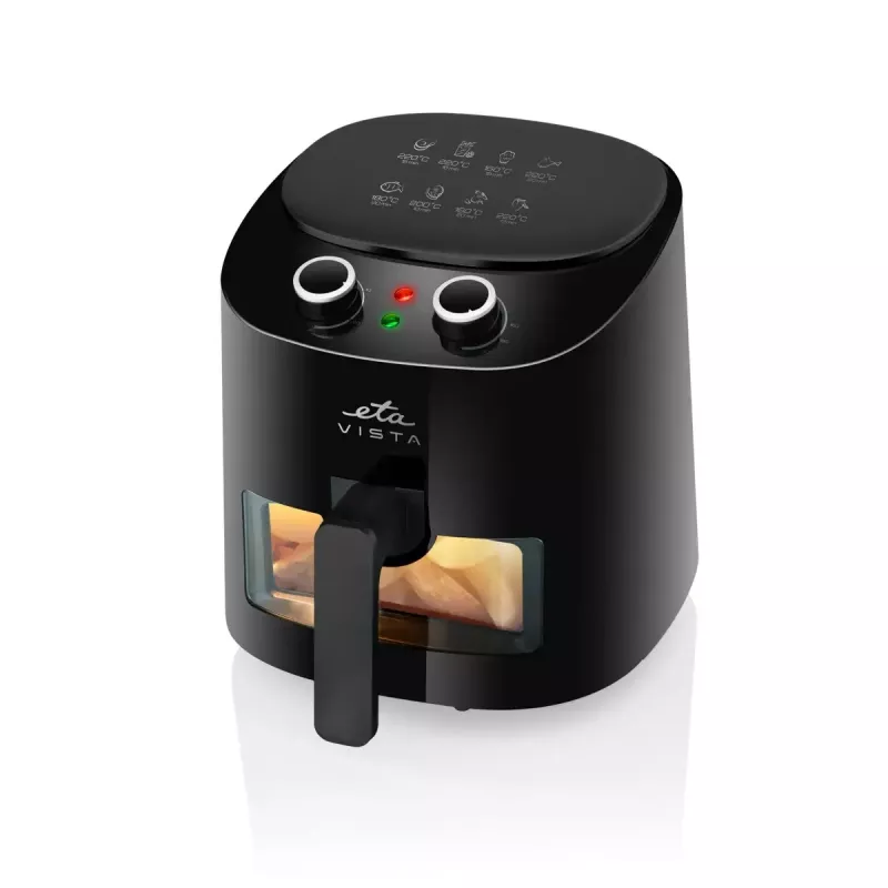 õhufritüür ETA ETA016890000, countertop 1300W, 4.3 L, Must