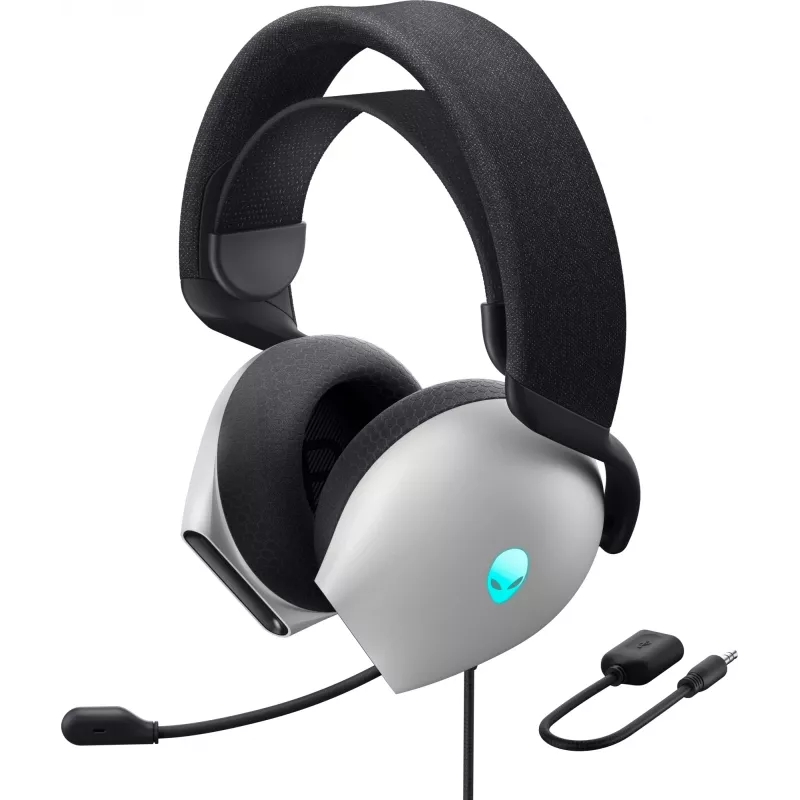 Alienware AW520H peaklülitusega mängukõrvaklapid, juhtmega, peavõruga, valge