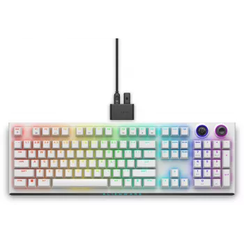 Alienware Tri-Mode AW920K klaviatuur Mängu USB + RF juhtmevaba + Bluetooth Valge