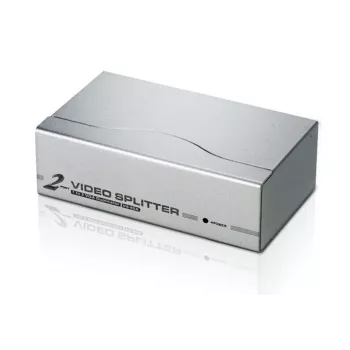 ATEN 2-pordiline VGA videoharu (350 MHz), VGA, 2x VGA, 1920 x 1440 pikslit, hõbedane, metall, 30 m
