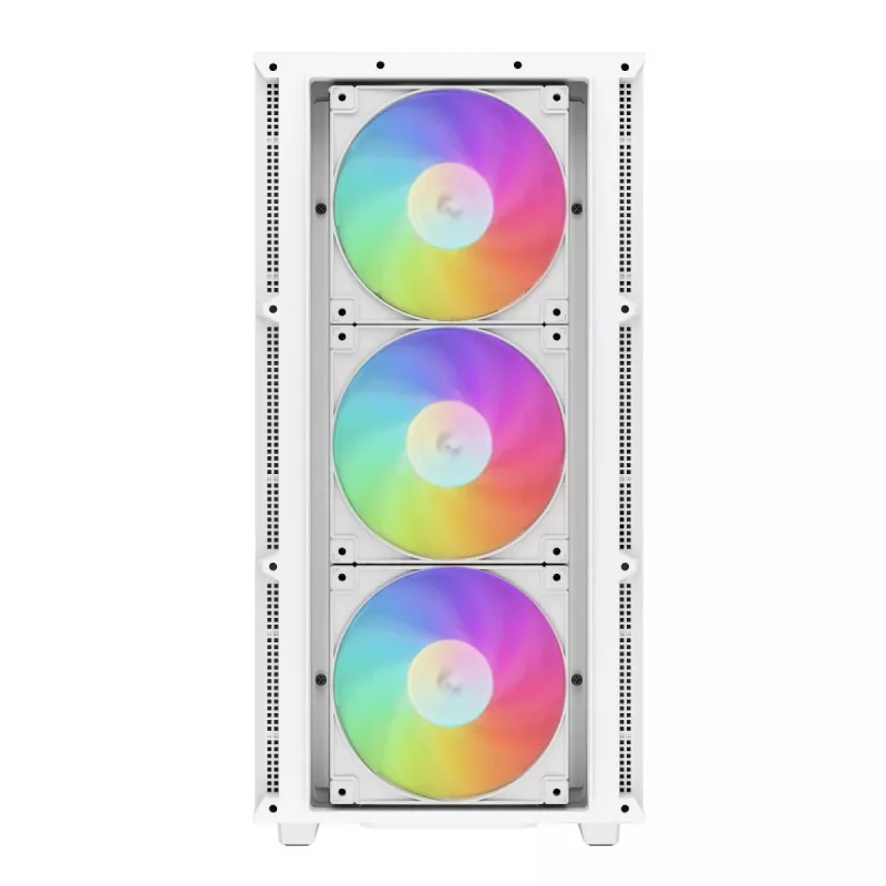 Arvuti korpus DeepCool CH560 DIGITAL WH Midi Tower — valge, EATX/ATX, karastatud klaas, RGB ventilaatorid, USB-C