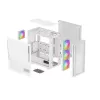 Arvuti korpus DeepCool CH560 DIGITAL WH Midi Tower — valge, EATX/ATX, karastatud klaas, RGB ventilaatorid, USB-C
