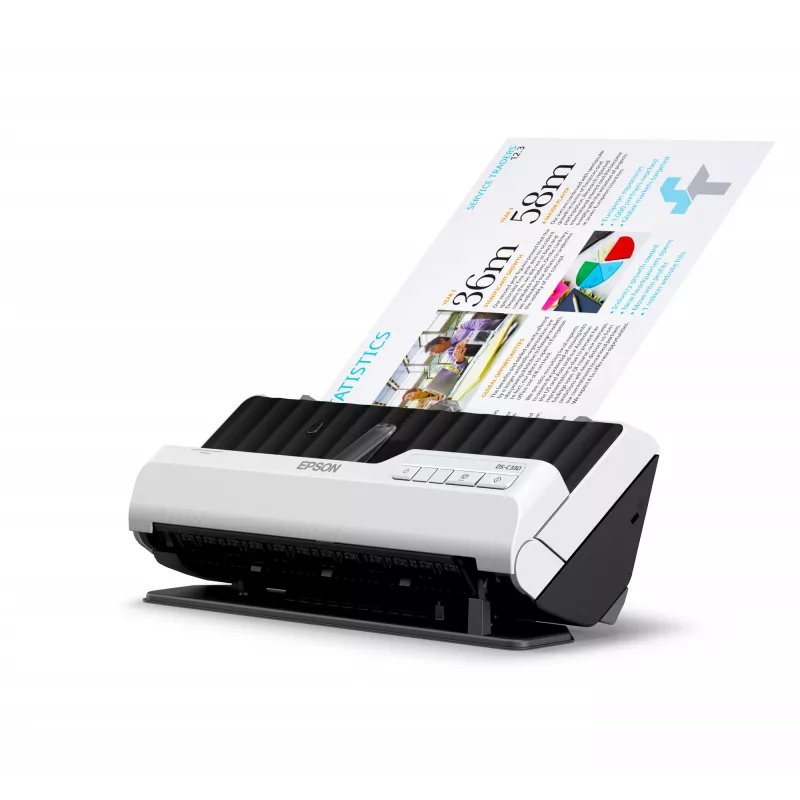 Epson DS-C330 ADF + lehtskänner 600 x 600 DPI A4 must, valge