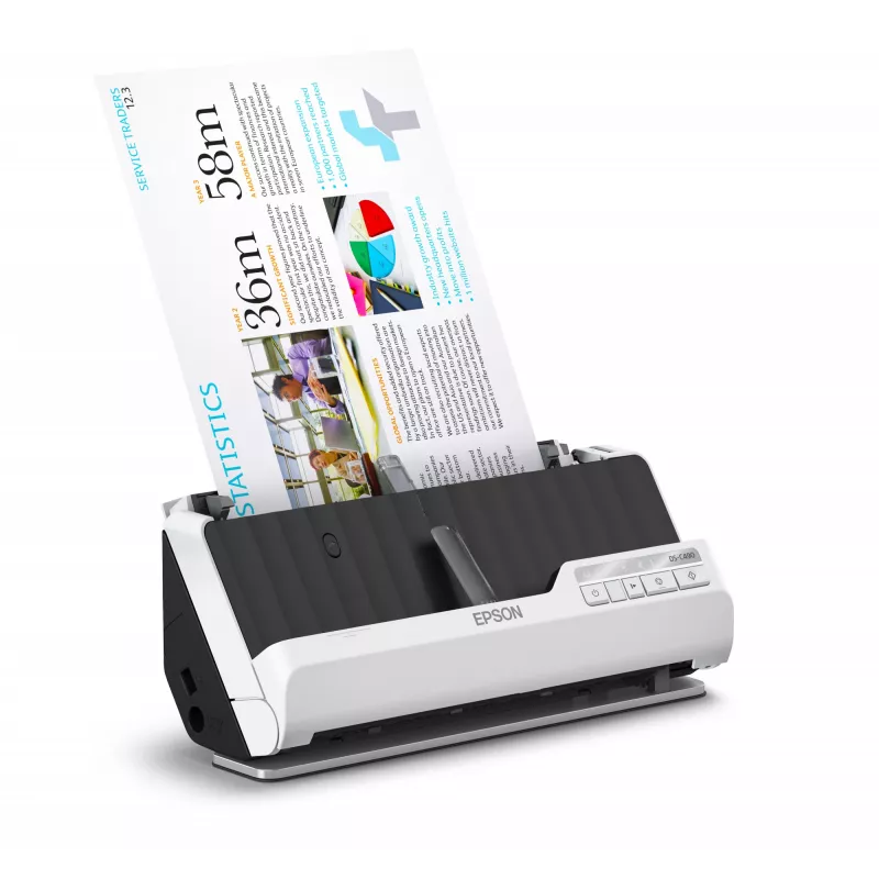 Epson DS-C490 ADF + lehtsööturiga skanner 600 x 600 DPI A4 must, valge