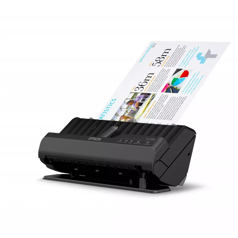Epson ES-C320W ADF + lehtedega skanner 600 x 600 DPI A4 Must