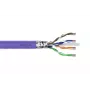 DIGITUS paigalduskaabel - CAT6 - F/UTP - AWG 23/1 - 100m - Lilla