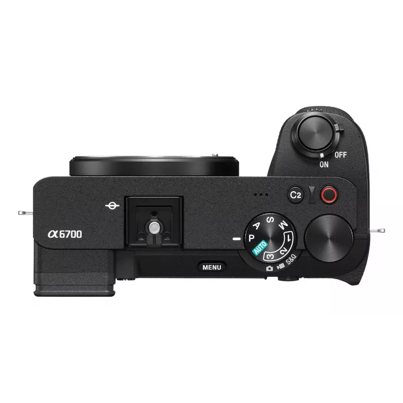 Kaamera Sony α α6700 MILC korpus 27 MP Exmor R CMOS 6192 x 4128 pikslit must