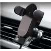 Autotelefoni hoidik FIXED Fixed Matic Universal Must – universaalne autosisene kinnitus nutitelefonidele