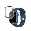 FIXED ekraanikaitse Apple Watch 45mm Series 8 jaoks — polükarbonaadist läbipaistev täisraamiga kaitse