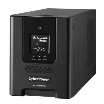 CyberPower PR3000ELCDSL katkematu toiteallikas (UPS) Line-Interactive 3 kVA 2700 W 9 AC-pistikupesa
