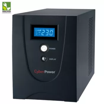 Katkematu toiteallikas CYBERPOWER VALUE2200EILCD, 2,2 kVA (1320 W), 6 vahelduvvoolu pistikupesa, AVR, LCD, torn, 230 V