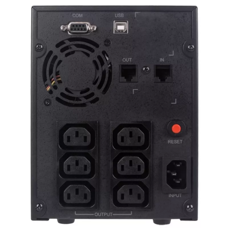 Katkematu toiteallikas CYBERPOWER VALUE2200EILCD, 2,2 kVA (1320 W), 6 vahelduvvoolu pistikupesa, AVR, LCD, torn, 230 V