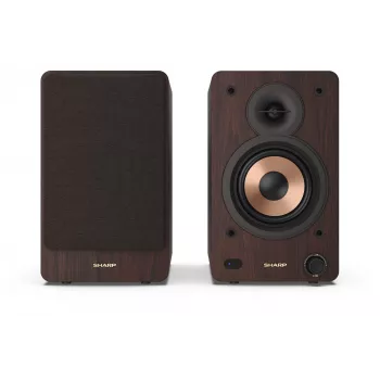 Sharp BOOKSHELF SPEAKERS 2-tee pruunid juhtmega ja juhtmevabad 60 W