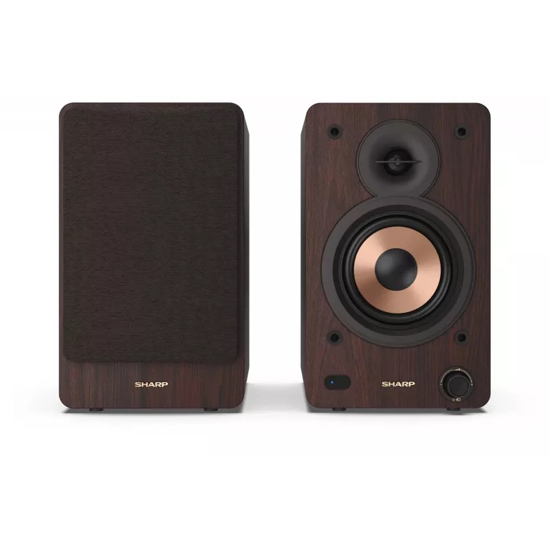 Sharp BOOKSHELF SPEAKERS 2-tee pruunid juhtmega ja juhtmevabad 60 W