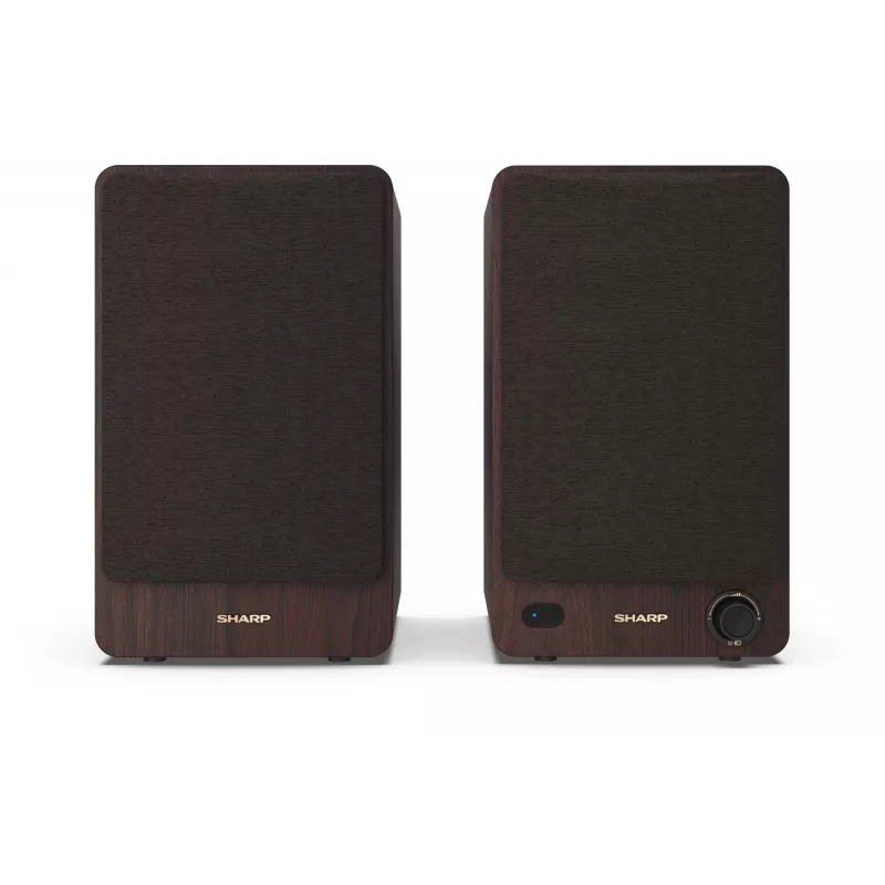 Sharp BOOKSHELF SPEAKERS 2-tee pruunid juhtmega ja juhtmevabad 60 W