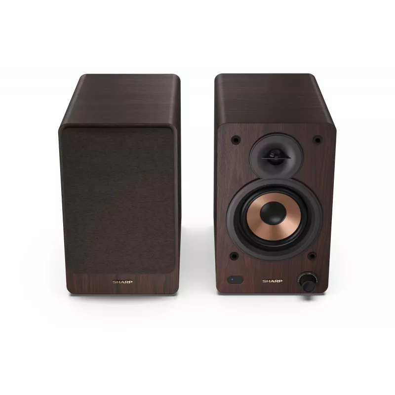 Sharp BOOKSHELF SPEAKERS 2-tee pruunid juhtmega ja juhtmevabad 60 W