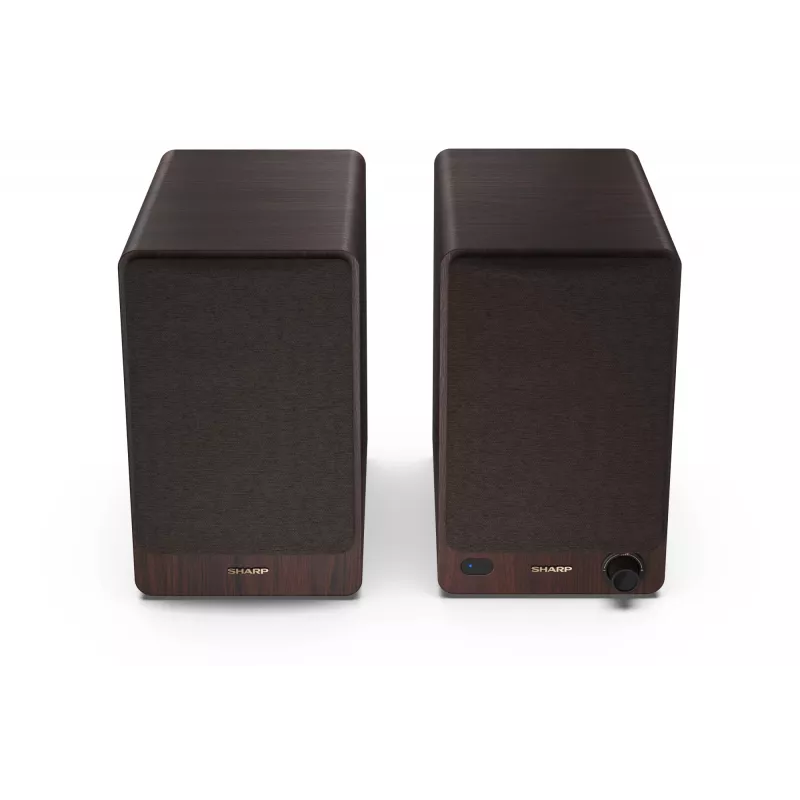 Sharp BOOKSHELF SPEAKERS 2-tee pruunid juhtmega ja juhtmevabad 60 W