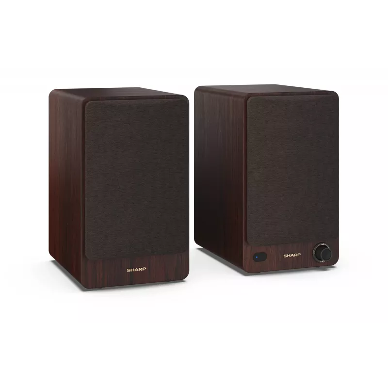 Sharp BOOKSHELF SPEAKERS 2-tee pruunid juhtmega ja juhtmevabad 60 W