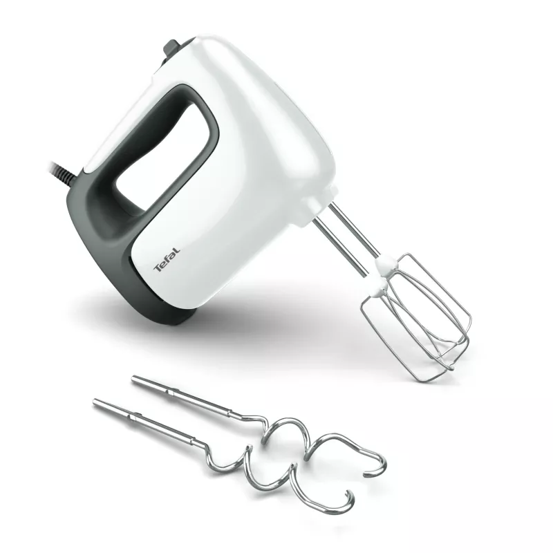 Käsisegisti Tefal Prep'Mix HT4621 — 500 W, 5 kiirust, metallist visplid, valge