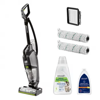 Bissell CrossWave Hydrosteam Pet Pro püsttolmuimeja AC kuiv&märg ilma tolmukotita 0 L 1100 W must, hõbedane