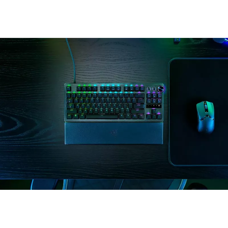 Razer Huntsman V3 Pro Tenkeyless klaviatuur optilise lülitiga RGB must